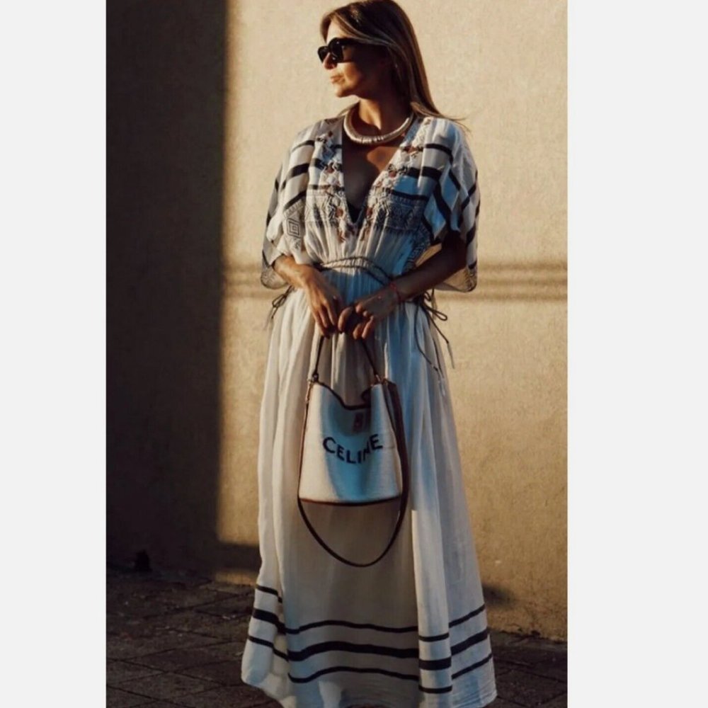 Zara kaftan dress maxi